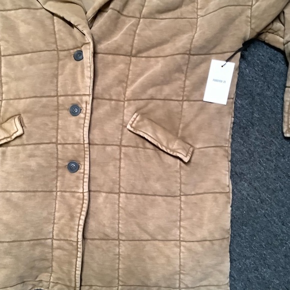 Forever 21 Long Quilted Jacket - Picture 4 of 5